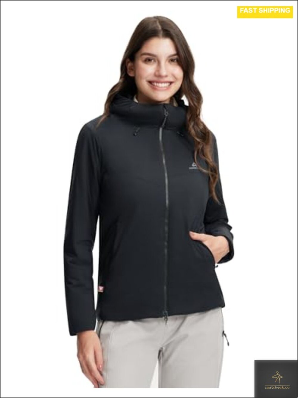 Women's PrimaLoft Gold Insulated Puffer Jacket Water Repellent Lightweight Warm